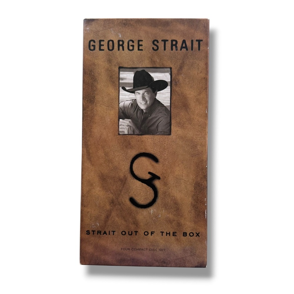 George Strait Strait Out of the Box 4 CD Box Set 1981-1995 MCA Records 72 Tracks